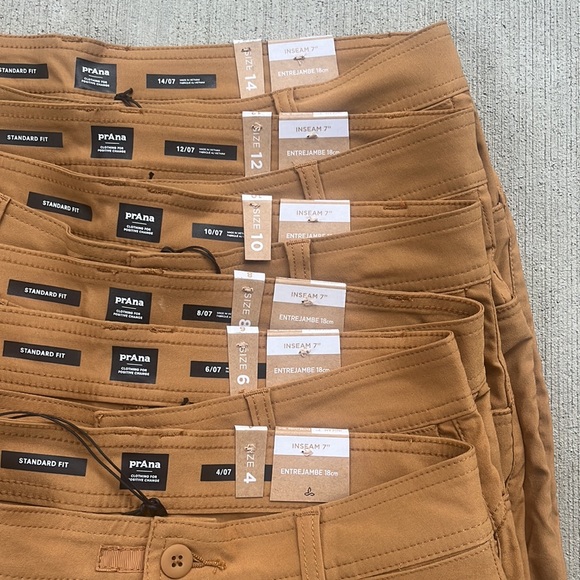 Prana Halle II Short Earthbound with 7” inseam Womens Sizes NWT - Picture 7 of 7